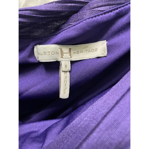 Halston Heritage Purple Cocktail Dress - Picture 4 of 8